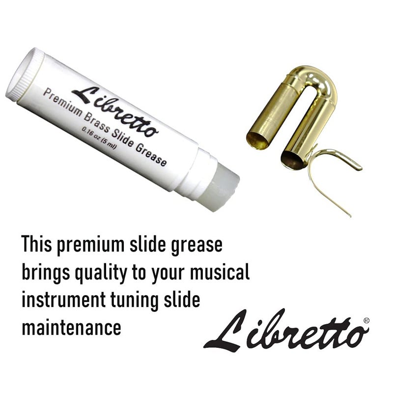 Libretto Premium Brass Slide Grease Stick, 0.16 oz (5 ml), Odorless & Pure, Great Materials from Japan, 100% Special-blended Formula, Thick & Sticky, Best to Extend Life of Trumpet, French Horn & Tuba - Image 4